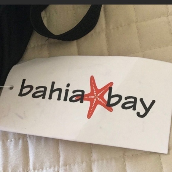 BAHIA Bay‎ Lizzie Black One Piece Halter Swimsuit Size 0 - Picture 8 of 9